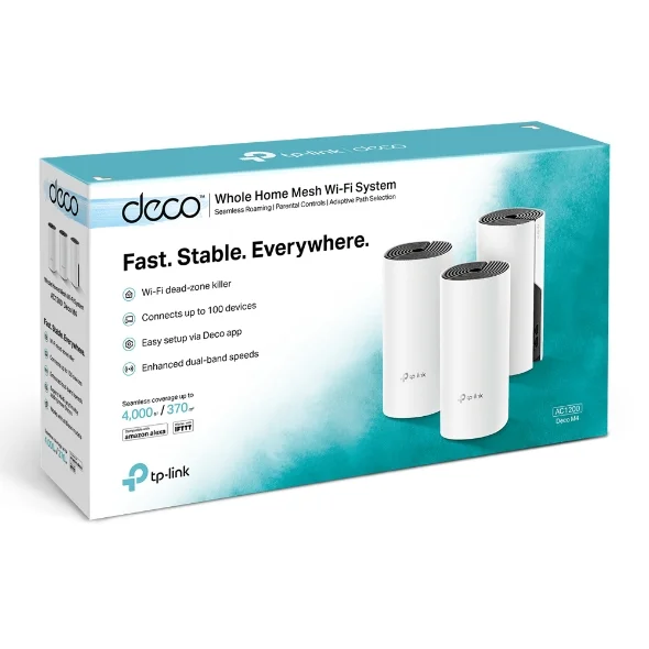 Home Mesh Wi-Fi TP-Link Deco M4 AC1200 pack of 3 6