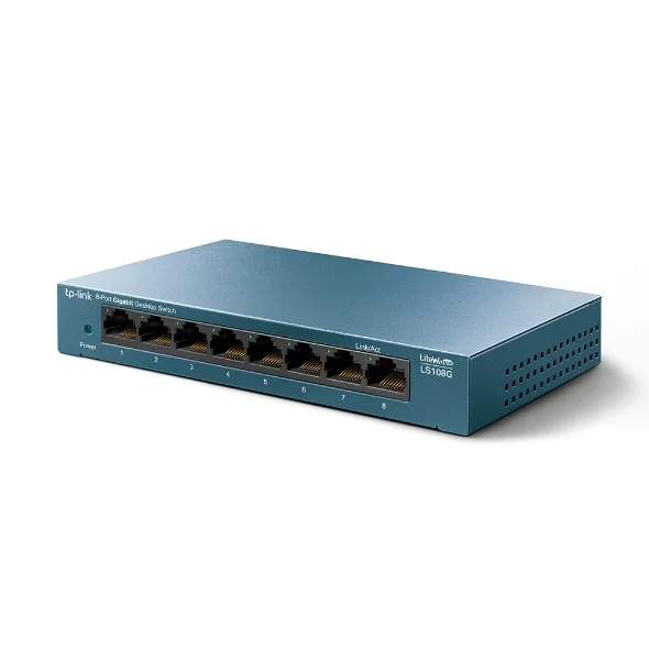 Desktop Switch TP-Link LS108G 8-Port 10/100/1000Mbps 3