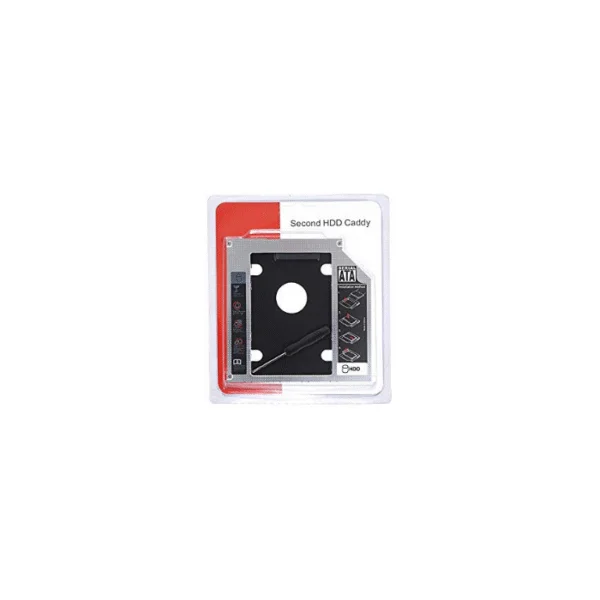 Universal 2nd HDD Caddy 9.5mm SATA for Laptop – Slim SATA III Hard Drive Adapter