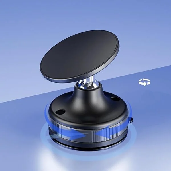 Vacuum Magnetic Suction Phone Holder – Foldable, Portable Phone Mount 3