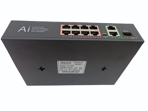 TRICOM POE 8+2+1 SFP UPLINK GIGA POE SWITCH 96W 4