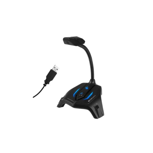 Zebronics Zeb-Klarity USB Gaming Mic – Omnidirectional with Flexible Neck