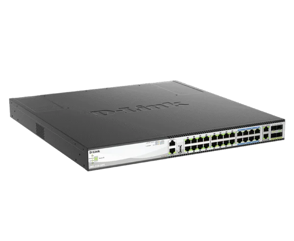 D-Link DMS-3130-30PS 30-Port Layer 3 Stackable Multi-Gigabit Managed PoE Switch 3
