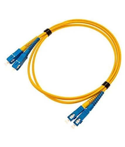 Syrotech Single Mode Duplex Fiber pacth Cord SC to SC 3 MTR