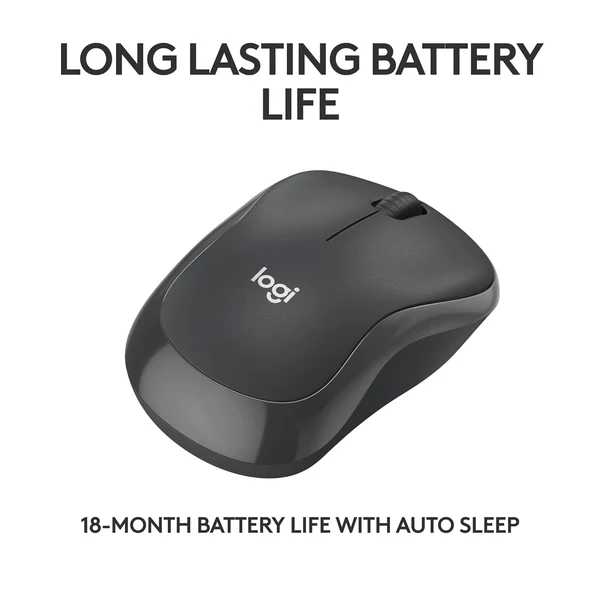 Logitech M240 Silent Bluetooth Mouse – Compact, Wireless, Portable, 18-Month Battery 3