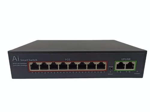 TRICOM POE 8+2 (100mbps) All Port Megabit Poe Switch