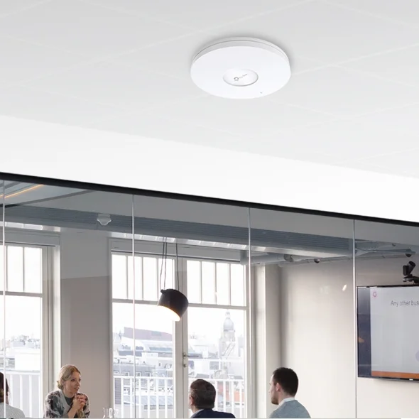 TP-Link EAP670 WiFi 6 AX5400 Wireless 2.5G Ceiling Mount Access Point Support-Mesh 5