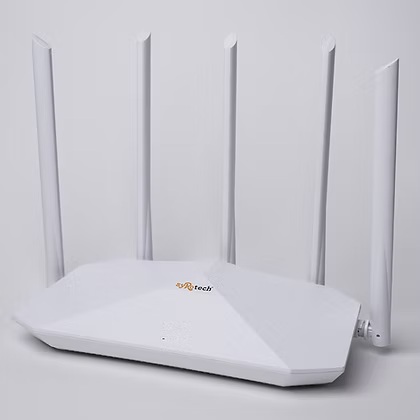 SYROTECH SY-AX-1800 Wi-Fi 6 Gigabit Router with 5 High-Gain Antennas, Dual Band 2