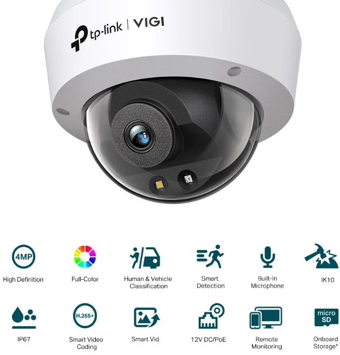 CCTV Camera Tp-link VIGI C240 2.8mm 4MP 3