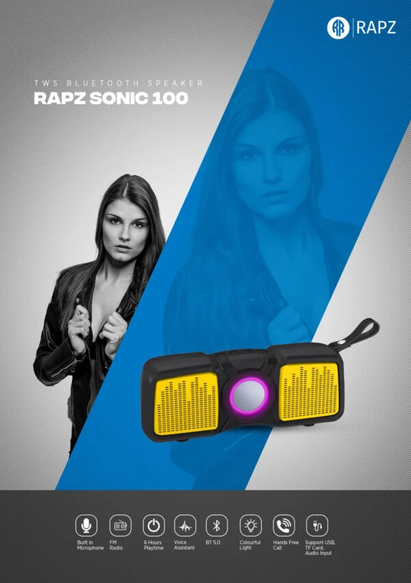 RAPZ-SONIC 100 TWS Speaker 3
