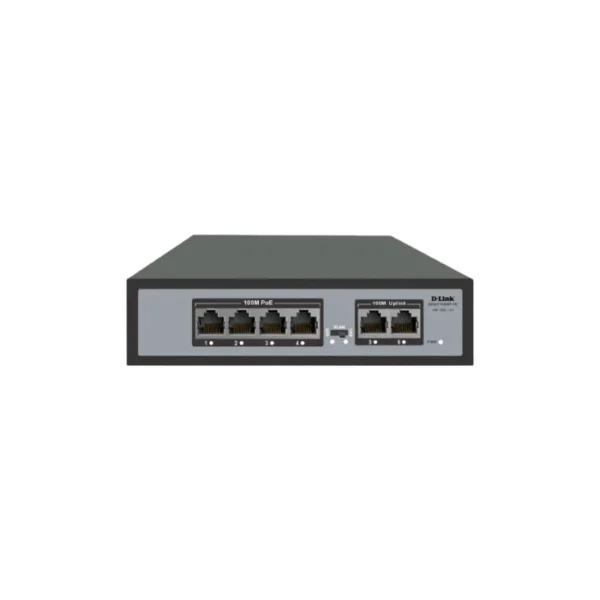 D-Link DES-F1006P-FE 4 + 2 100Mbps 250m PoE Switch 2