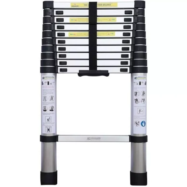 Telescopic Aluminium Ladder – 4.4m (14.43 ft), Portable, Foldable & Multipurpose