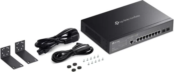 TP-Link TL-SG3210 Gigabit Managed Switch – 8-Port L2 Switch with 2 SFP Slots, QoS, VLAN, ACL, IPv6, and Advanced Security 2