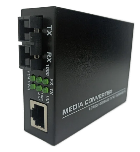 TRICOM Giga Fiber Media converter Single Mode Dual Fiber 20KM