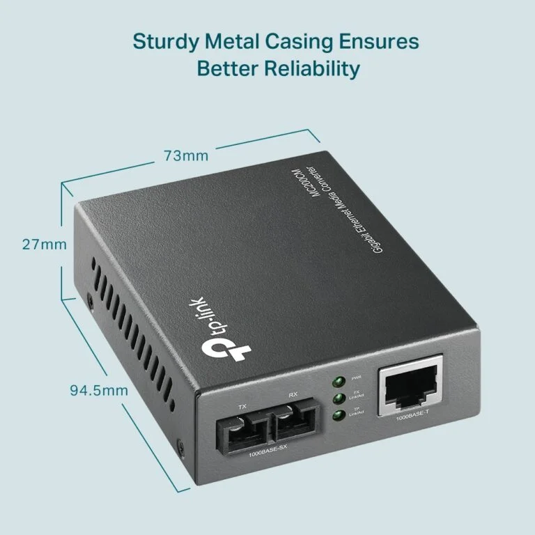 TP-Link MC200CM Gigabit Ethernet Multi-Mode Media Converter for Desktop 2