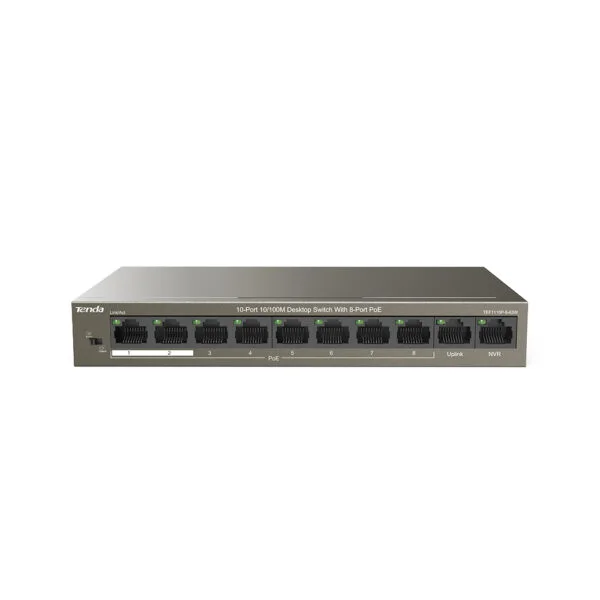Tenda TEF1110P-8-63W 10-Port 10/100M Desktop Switch