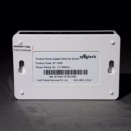 SYROTECH SY-1005 5 PORT SWITCH 3
