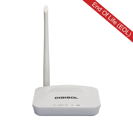Digisol DG-GR1310 – Digisol GEPON ONU 300MBPS Wi-fi Router with 1 PON & 1 GIGA Port