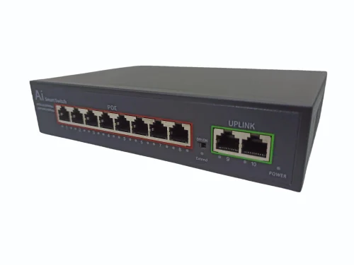 TRICOM POE 8+2 (100mbps) All Port Megabit Poe Switch 4