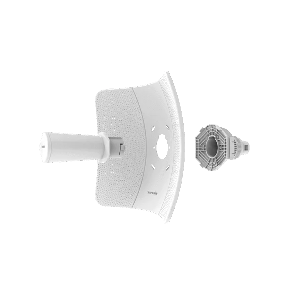 Tenda O8 5GHz Outdoor CPE Access Point 433 Mbps, Point to Point Wireless Bridge 23 dBi Transmission up to 20km, Passive PoE Powered, AP|WISP|IP65 Waterproof Enclosure (White) 5