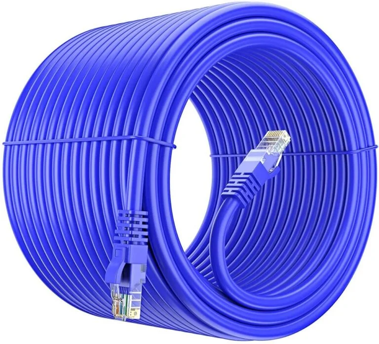 Lan Cable With Gold Blue, 4 Pair RJ45 Connector 1 MTR 3