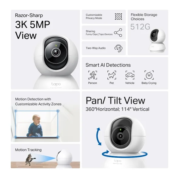 TP-Link Tapo C230 AI Wi-Fi Security Camera 2