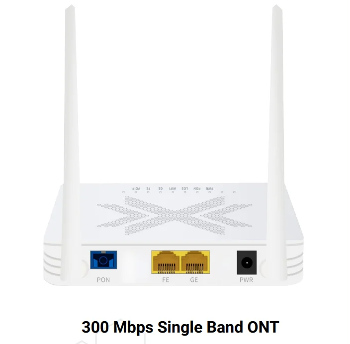Maxxtek EC2120X N300 GPON ONT | 300Mbps Single Band Router with 4 Ports & WPA2 Security