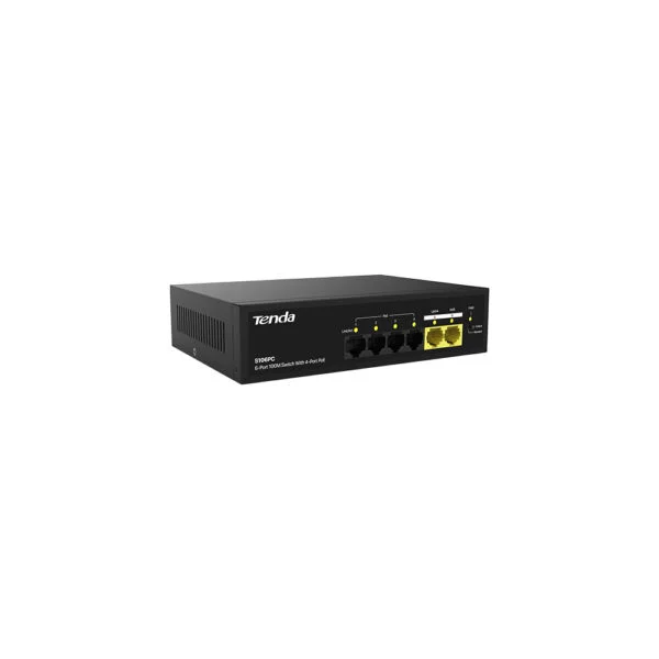 PoE Switches Tenda S106PC 6-Port 100M Lite PoE Switch with 4-Port PoE 3
