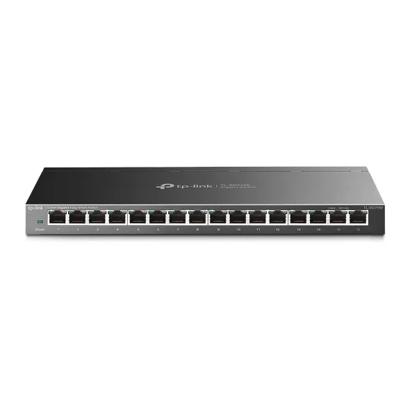 TP-Link TL-SG116E – 16-Port Switch with Gigabit Speed, Smart Management, VLAN, QoS & Green Ethernet Technology