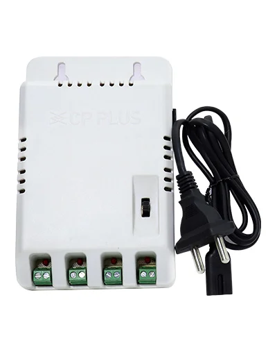 CP PLUS CP-LPS-PD04-12D 4 Channel Eco Power Supply – 12V DC Output, CCTV Camera Power Distribution Box, Energy Efficient, Short-Circuit Protection