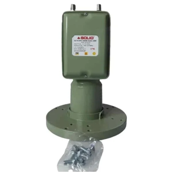 SOLID 5G FILTER 17K 65dB C-BAND DUAL OUT LNBF 2