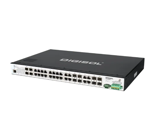 Digisol 24 Port L3-lite Stackable Managed Rack Mount Industrial Switch – DG-IS4628SE 3