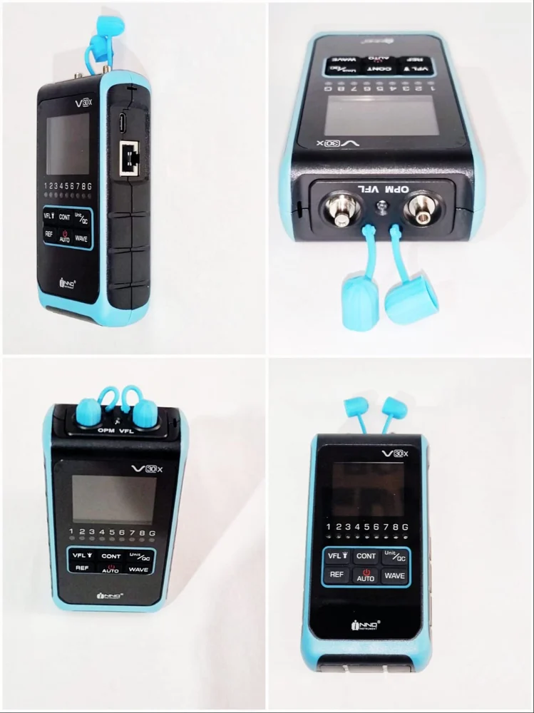 INNO V30X Optical 4-in-1 Power Meter | OPM, VFL, RJ45 Cable Tester & LED Flashlight | Fiber Optic Testing Tool 4