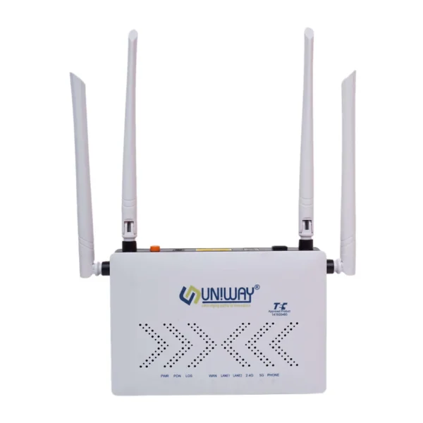 Uniway XPON ONT UW-323 DAC Dual Band Modem with Voice, CATV, and PoE Support