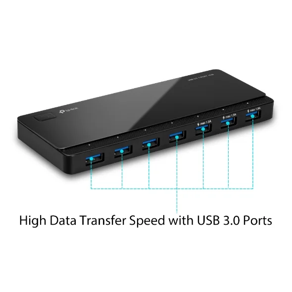 TP-Link 7-Port Hub UH700 USB 3.0 7-Port Hub 2
