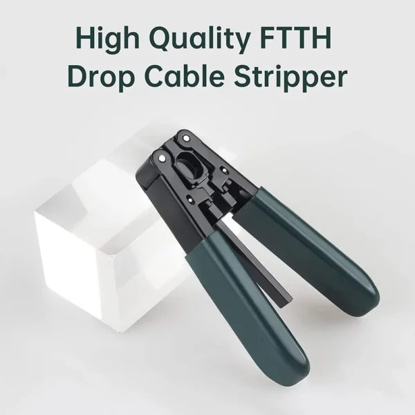 Fiber Optical Drop Cable Stripper for FTTH – 7-Inch Ergonomic Cable Cutter Tool 4