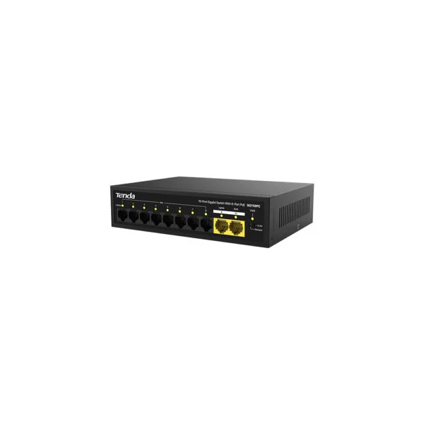 TENDA SG110PC10-Port Gigabit Lite PoE Switch with 8-Port PoE 2