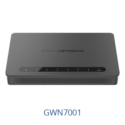 Grandstream Router GWN7001 – 6-Port Gigabit VPN Router for Secure Networking