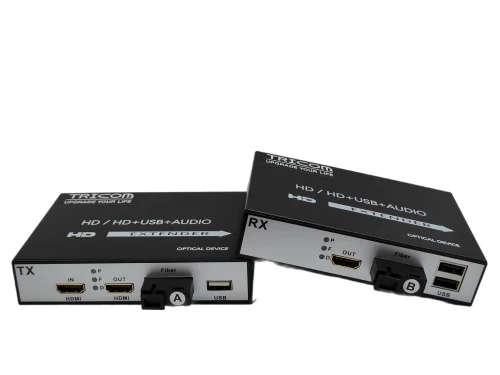 TRICOM HDMI To Fiber Converter with USB Port SC/FC Connector (1080P) 2