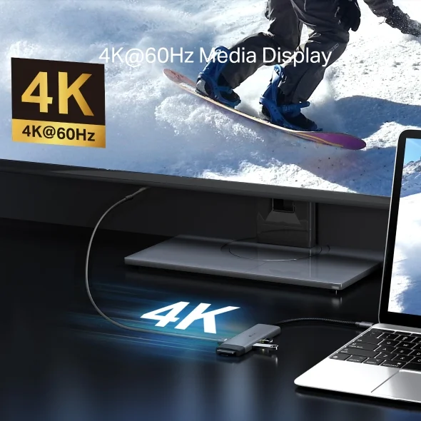 USB Type-C TP-Link UH7020C New USB Type-C 7 in 1 Hub 4