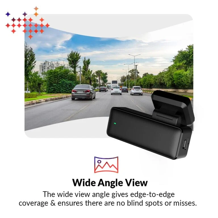 CP PLUS CP-AD-H2B-W CarKam Wi-Fi Dash Camera – Full HD 1080p Car DVR, Loop Recording, Wide-Angle Lens, G-Sensor, Built-in Wi-Fi 2