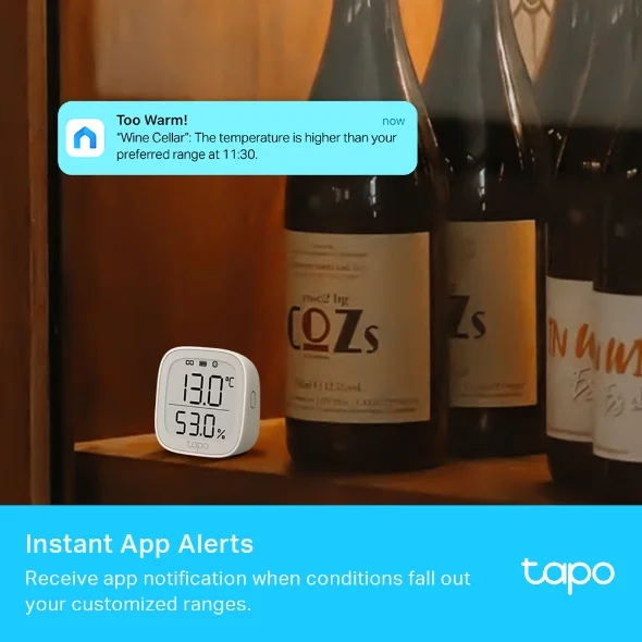 Smart Temperature & Humidity Monitor Tapo T315 New 6
