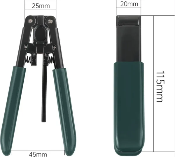 Fiber Optical Drop Cable Stripper for FTTH – 7-Inch Ergonomic Cable Cutter Tool 2