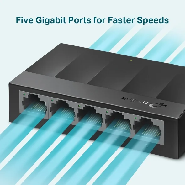 Desktop Switch TP-Link LS1005G 5-Port 10/100/1000Mbps 3