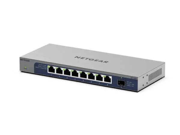 NETGEAR (GS108X) 8-Port Gigabit Ethernet Unmanaged Switch with 1 dedicated 10G SFP+ Port