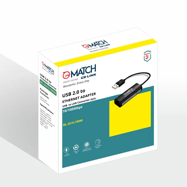 MATCH LB-LINK USB 2.0 to LAN Converter 2