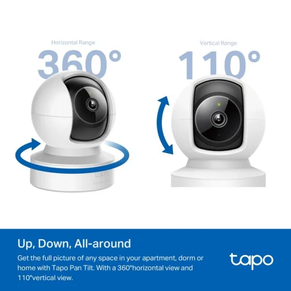 TP-Link Tapo C222 Pan/Tilt AI Wi-Fi Camera | 2K QHD Home Security 4