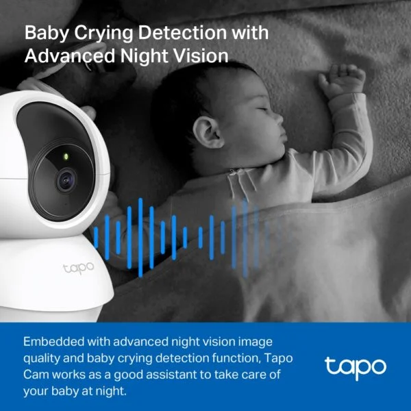 TAPO TC71 Pan/Tilt Home Security Wi-Fi Camera | Smart Surveillance with 360° View 5