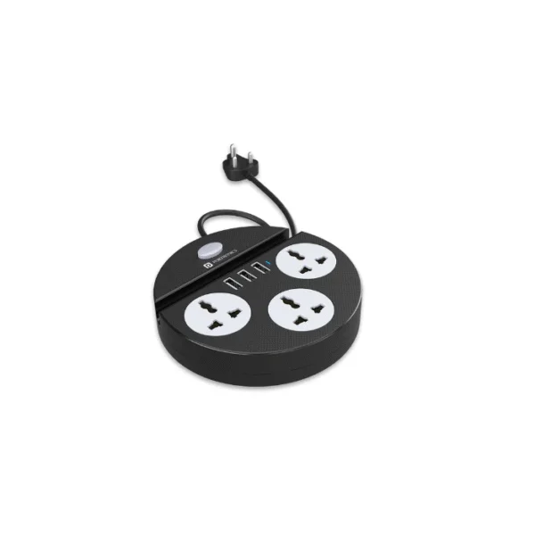 Portronics Power Plate 5 Extension Board with 3 AC Sockets & 3 USB Ports