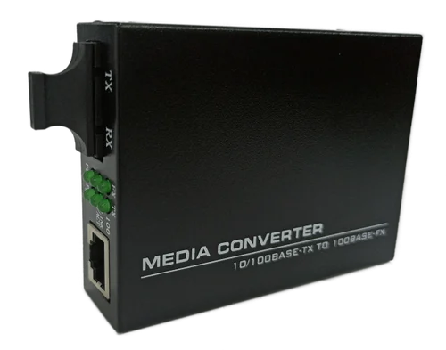 TRICOM Fiber Media converter 10/100 Single Mode Dual Fiber 20KM 4